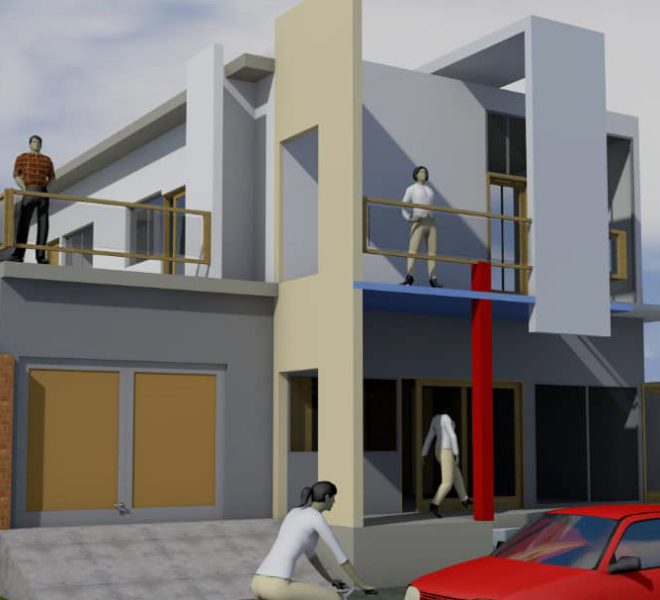 Maison R+1 avec magasin à vendre à Sèmè-Kpodji, Bénin 1