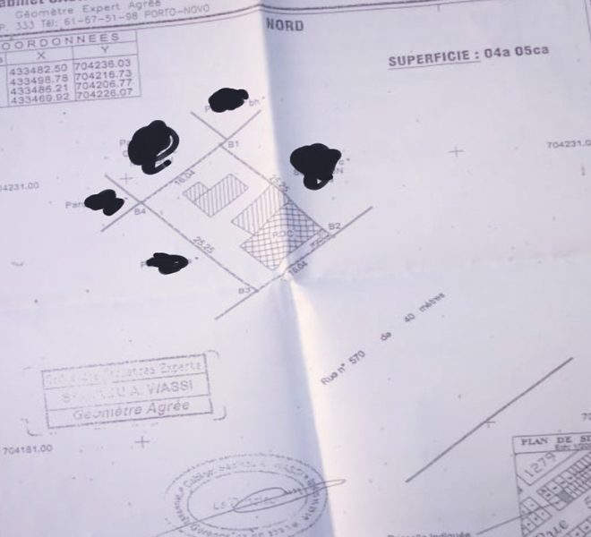 terrain, parcelle à vendre à Vodjè, Cotonou